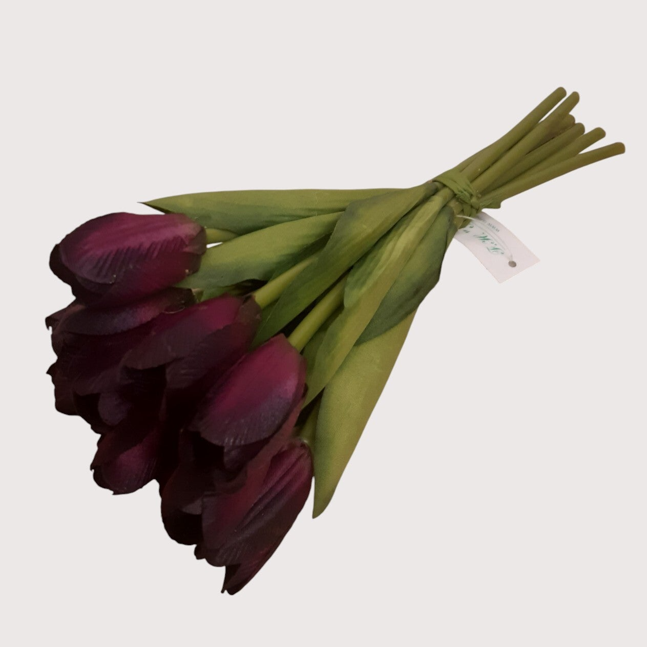 Tulipan mini – wiązka dekoracyjna, 23 cm, fiolet, kod: 092251