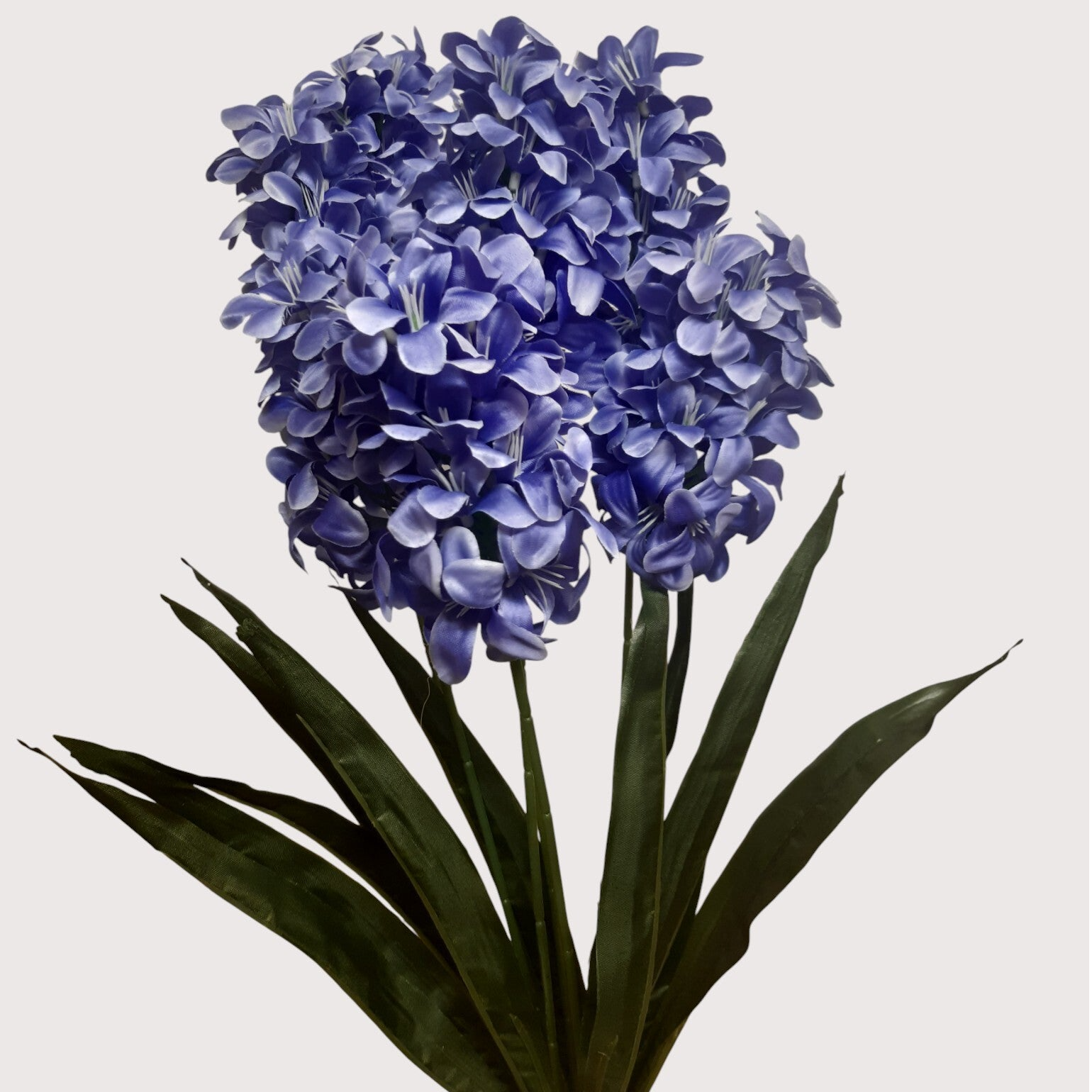 Hiacynt – bukiet dekoracyjny, 64 cm, niebieski, kod: 8191