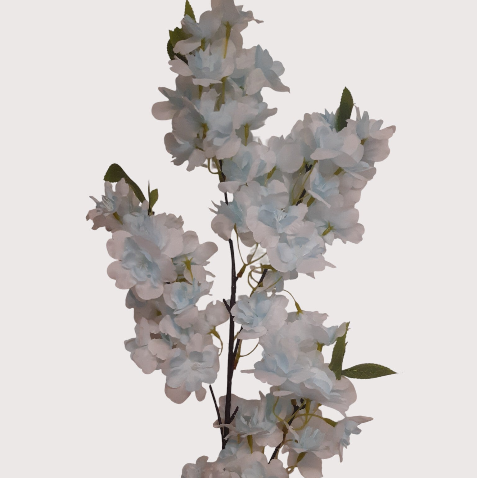 Jabłoń – gałązka dekoracyjna, 95 cm, biało niebieski, kod: 1702