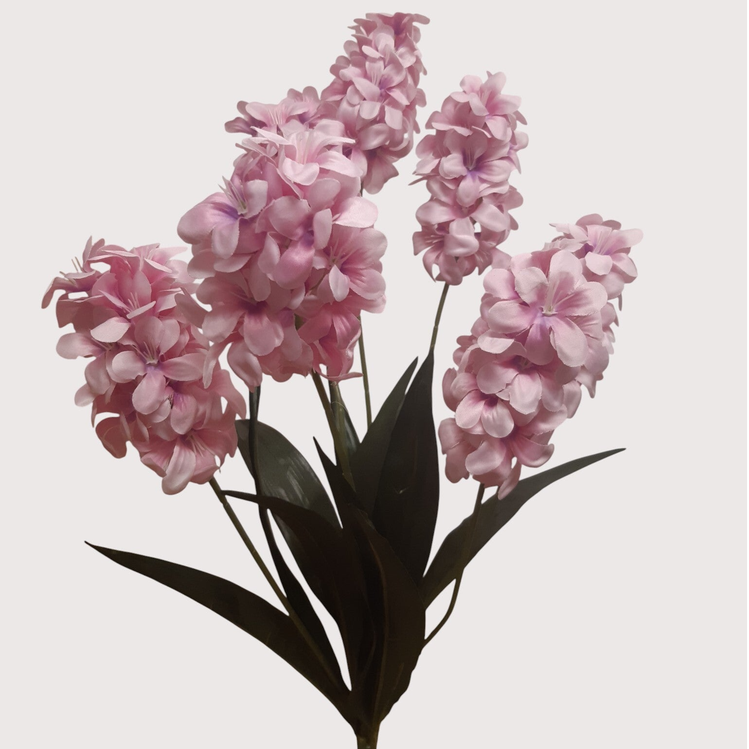 Hiacynt – bukiet dekoracyjny, 64 cm, różowy, kod: 8191