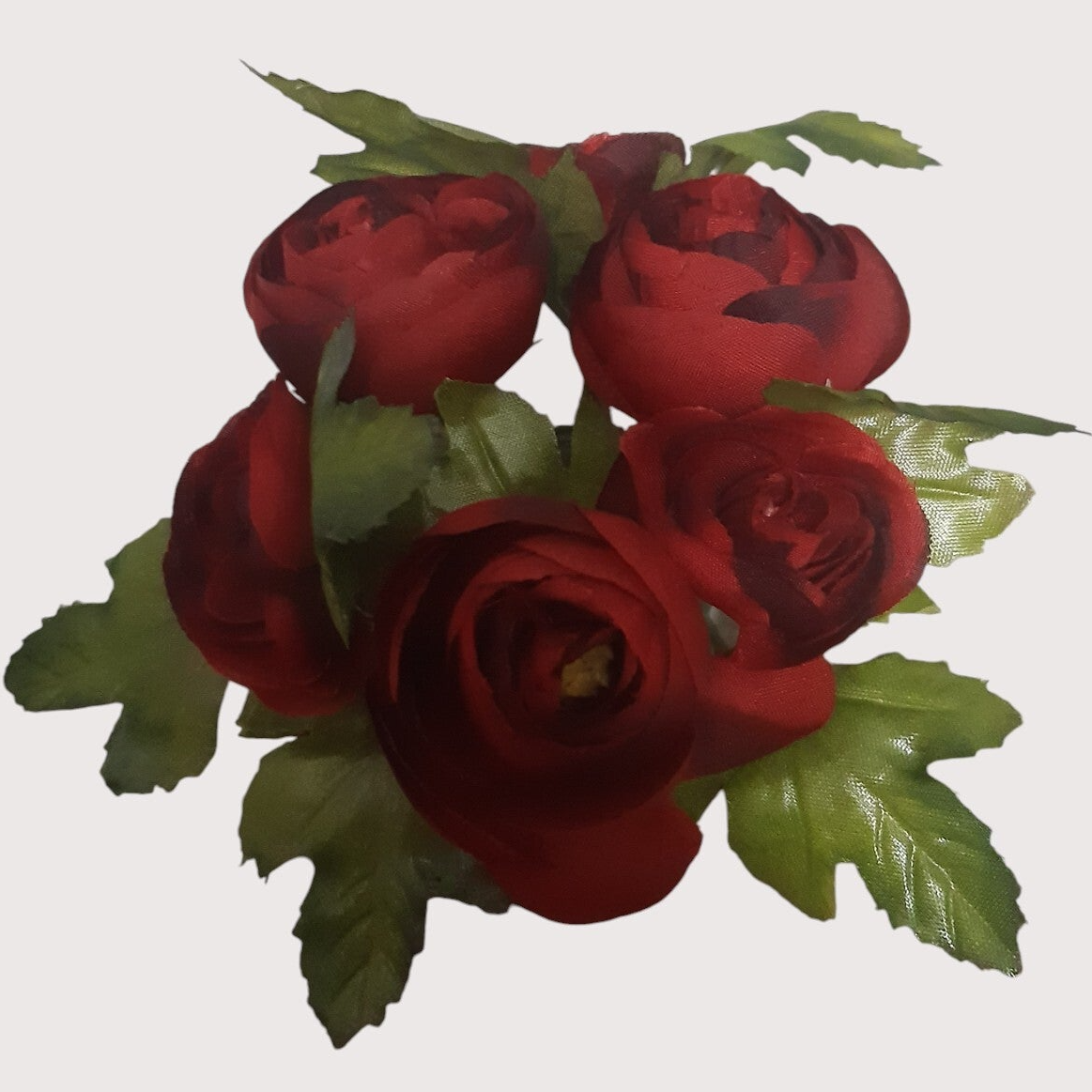 Stroik dekoracyjny na świeczkę, 14 cm, bordowy, kod: 1600501