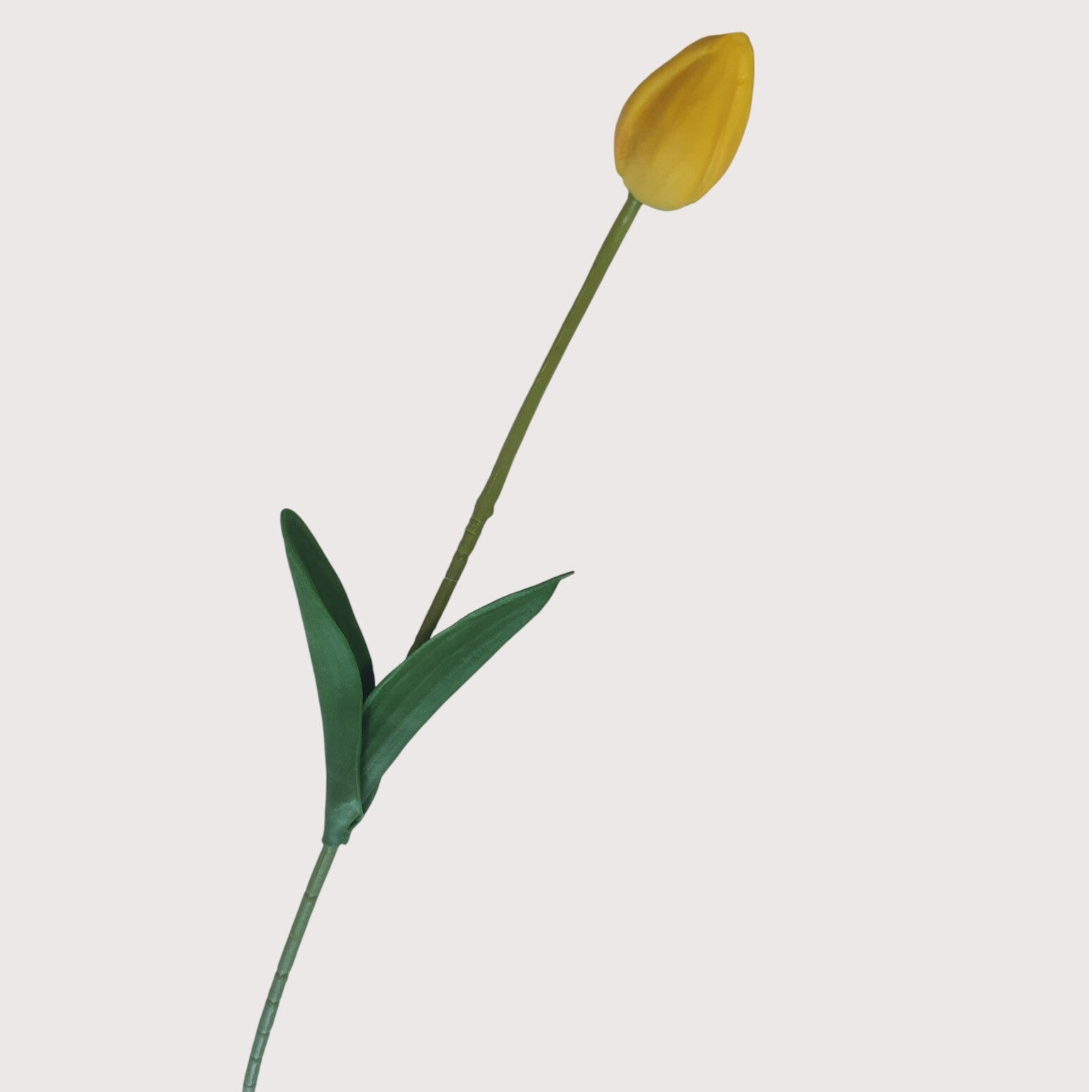 Tulipan silikonowy, 47 cm, żółty, kod: 167