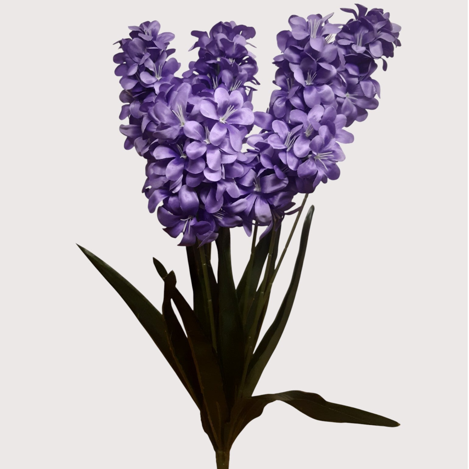 Hiacynt – bukiet dekoracyjny, 64 cm, jasny fiolet, kod: 8191