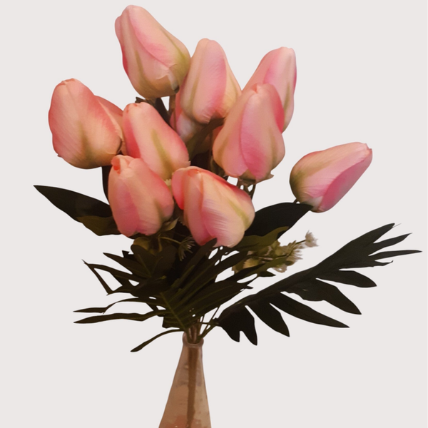 Tulipan – bukiet 11 kwiatów 54 cm, różowy, kod: 3905