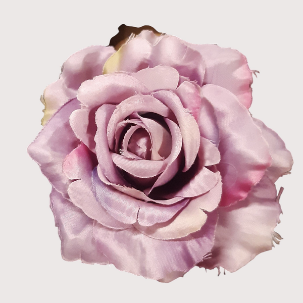 Róża wyrobowa, 9 cm,  opakowanie 12 szt., fiolet, kod: 480507