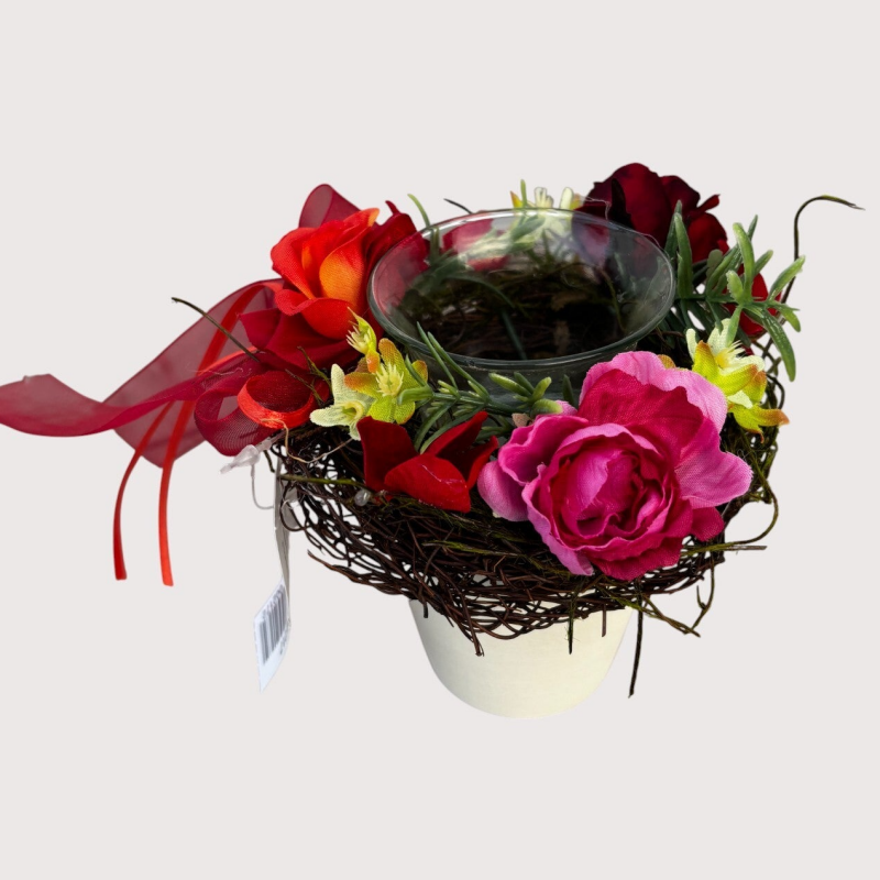 Świecznik walentynkowy– na 1 tealight, 12 sztuk, kod: 1831711