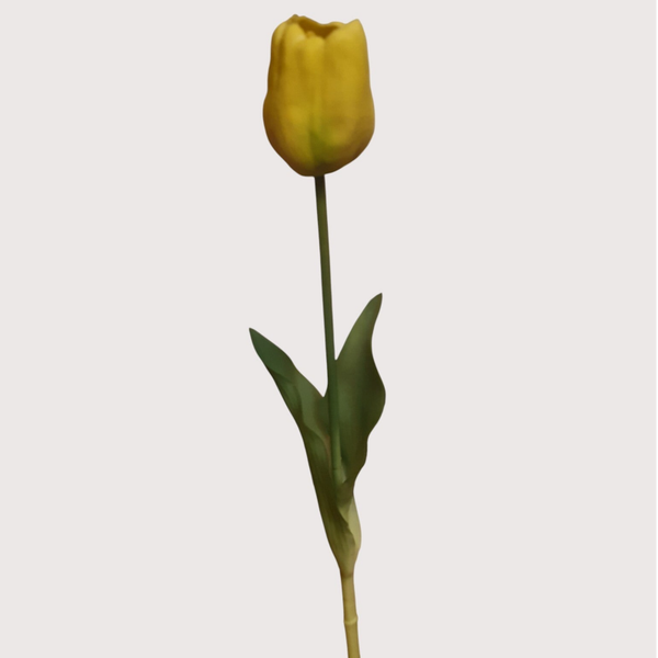 Tulipan silikonowy, 40 cm, żółty, kod: 310