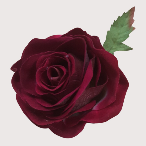 Róża wyrobowa welurowa, 9 cm, opakowanie 12 szt., kod: 601