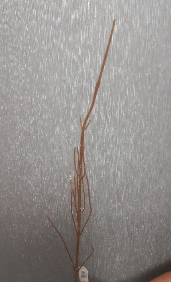 Rózga brokatowa, złota, 100 cm, ( 6 sztuk ) kod: 6400800