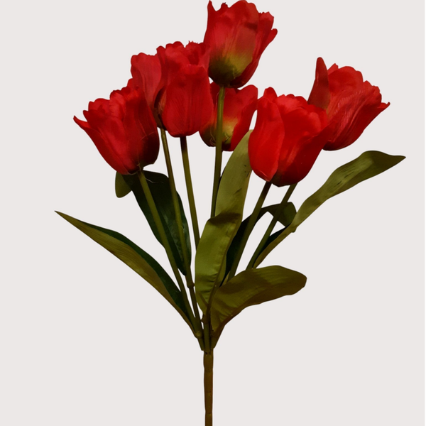 Tulipany – bukiet 7 szt., 43 cm, czerwony, kod: 2210