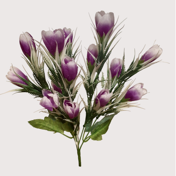 Krokusy na piku, 34 cm, fioletowy, kod: 7035