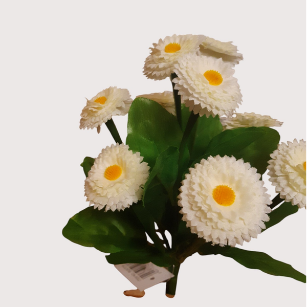 Stokrotka – wiązka na piku, 26 cm, biały, kod: 7016