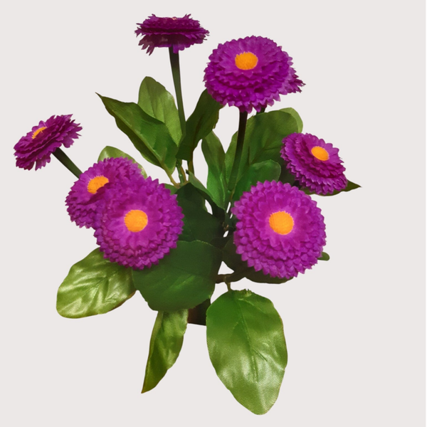 Stokrotka – wiązka na piku, 26 cm, fioletowy, kod: 7016