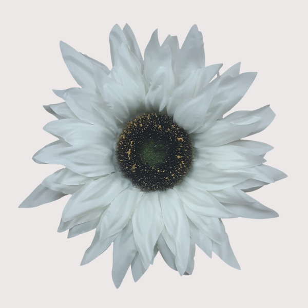 Słonecznik wyrobowy, 13 cm, biały, opakowanie 12 szt., kod: 1865