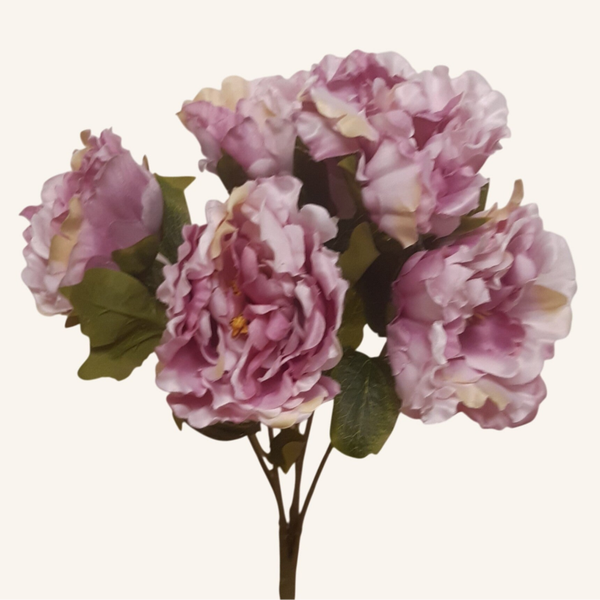 Peonia – bukiet, 45 cm, fiolet, kod: 202204