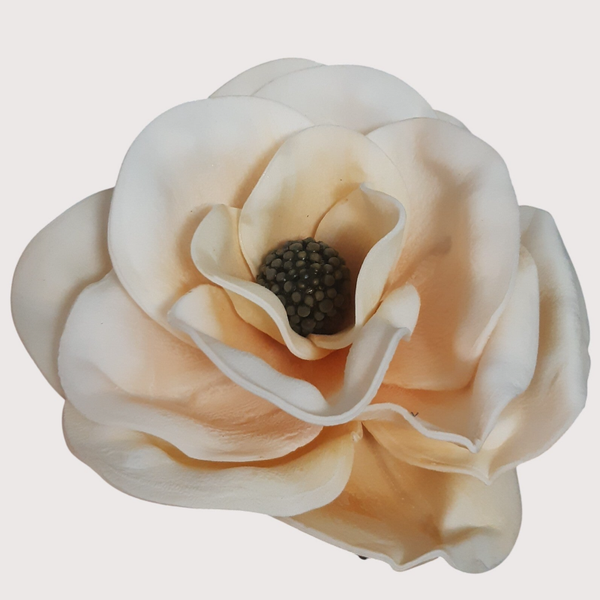 Róża z pianki – 80 cm, krem, kod: 1380