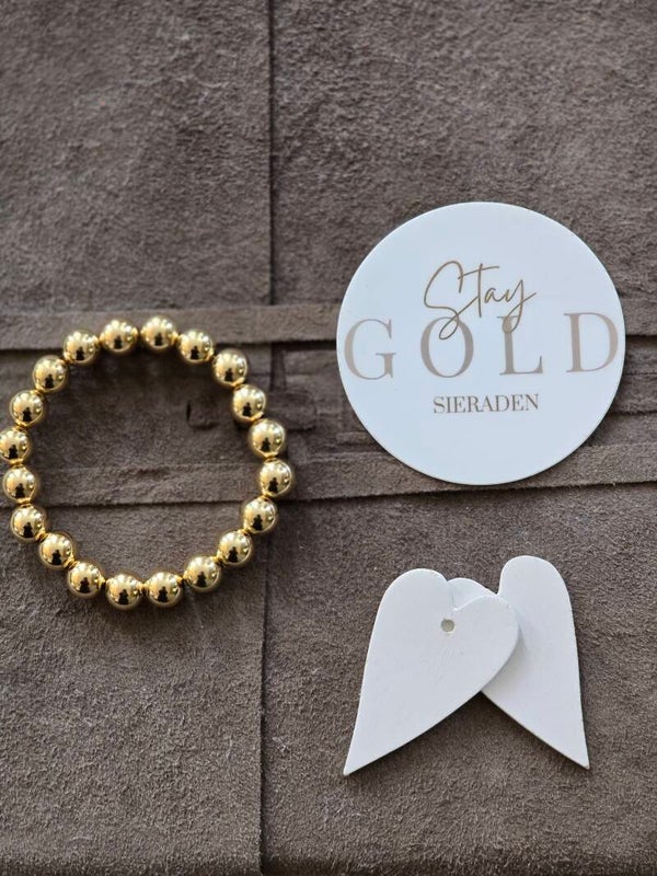 Gold filled armband 10mm