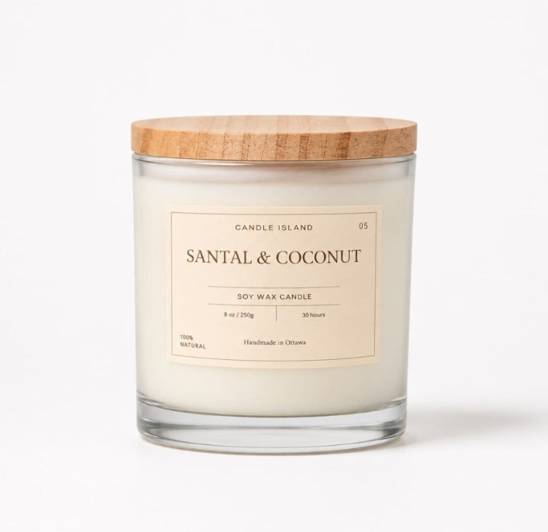 Santal & Coconut Soy Wax Candle