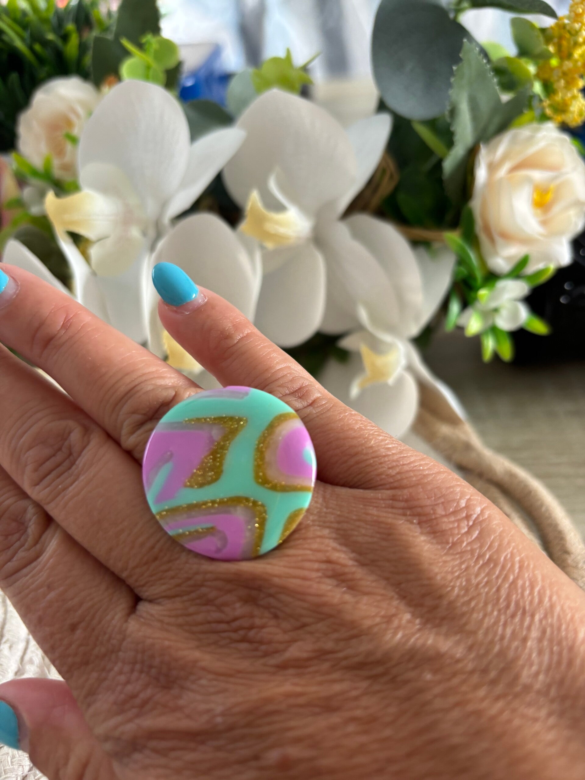 BAGUE OCEANNE 30X30