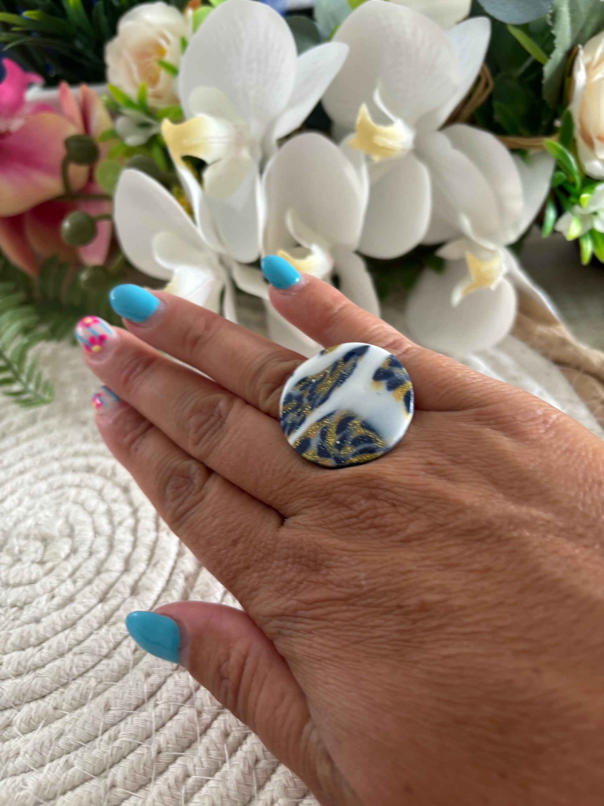 BAGUE OCEANNE 30X30