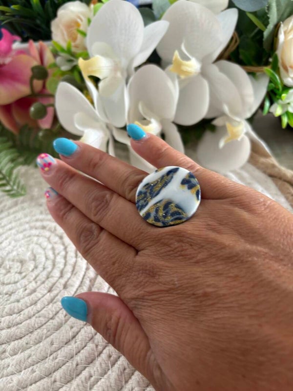 BAGUE OCEANNE 30X30
