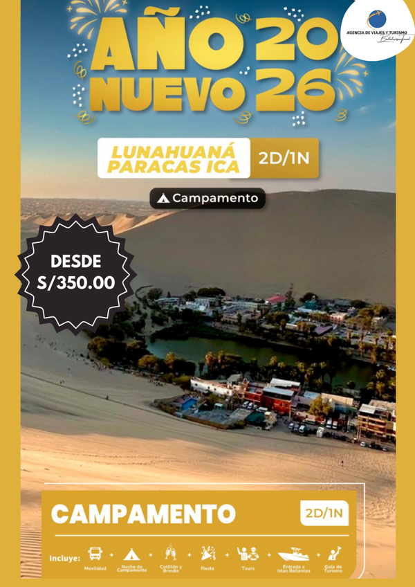 LUNAHUANA-PARACAS-ICA AÑO NUEVO 2026