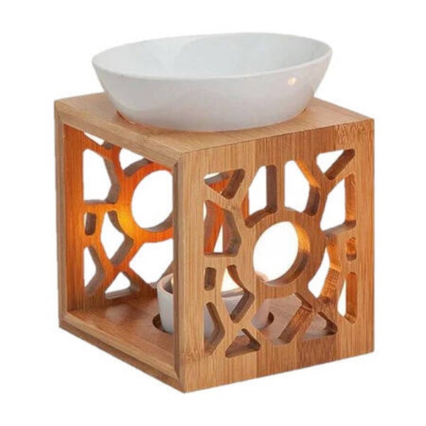 Luxe Aromabrander bamboe