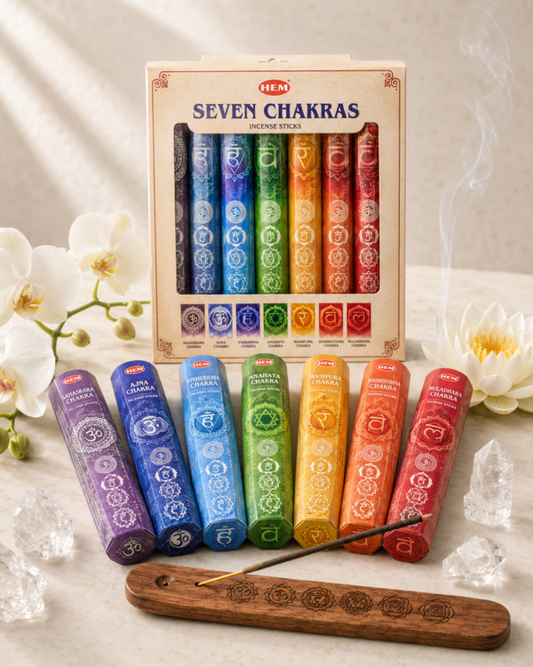 Wierook cadeau set 7 chakra's