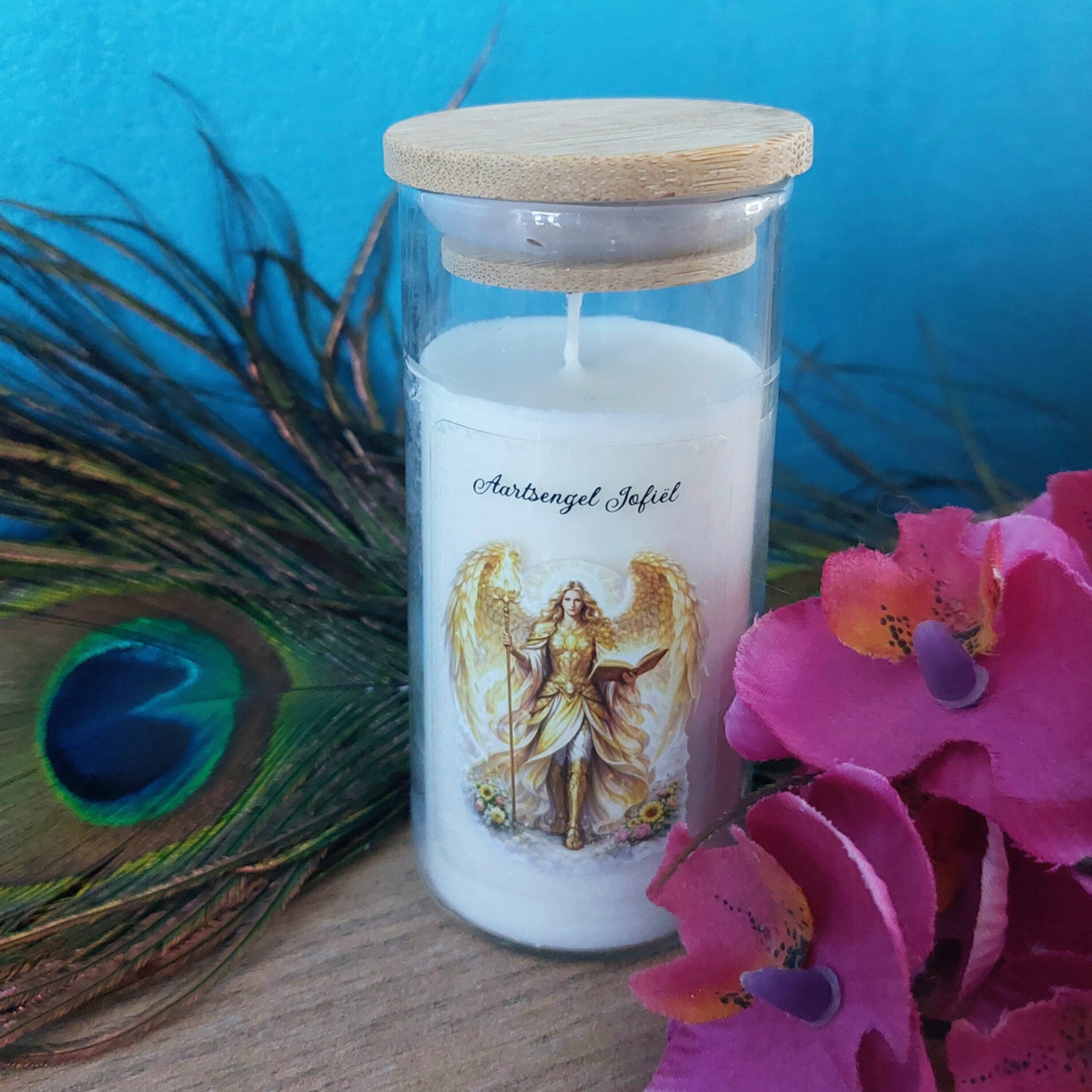 Aartsengel Jofiël kaars in glas