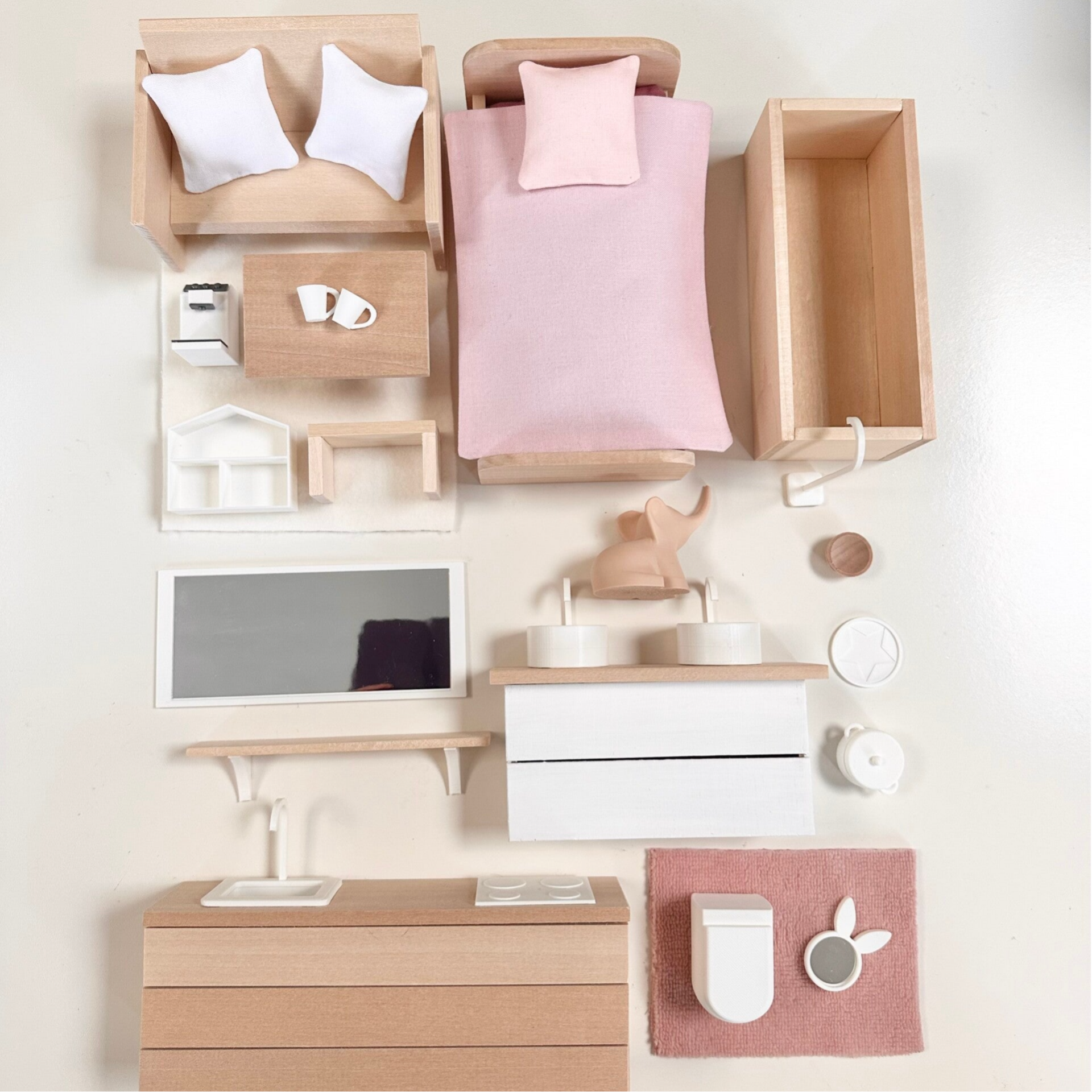 Full House Package - white and light pink