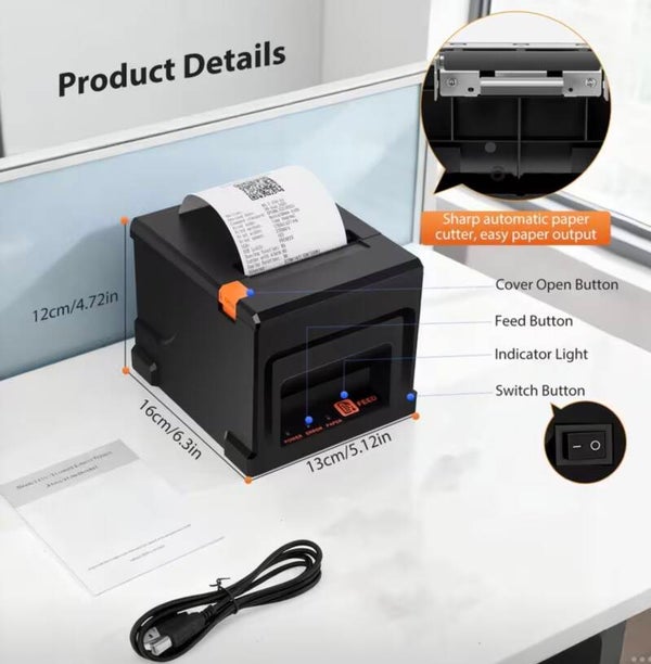 ESC/POS 80mm Thermal Printer