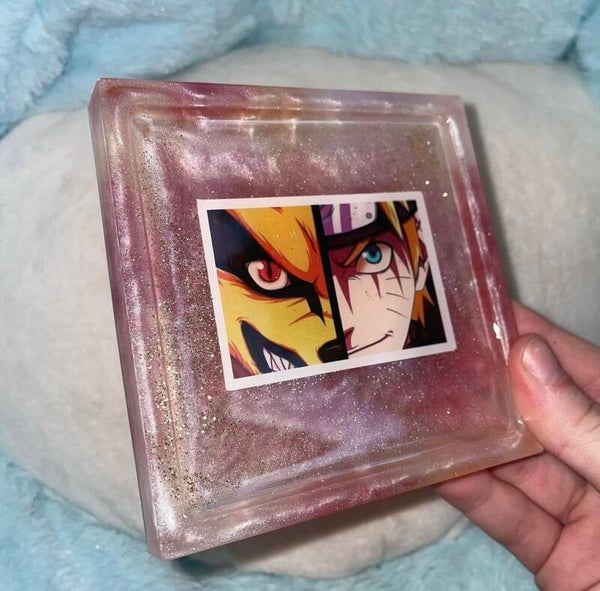 Sous verre naruto et kurama