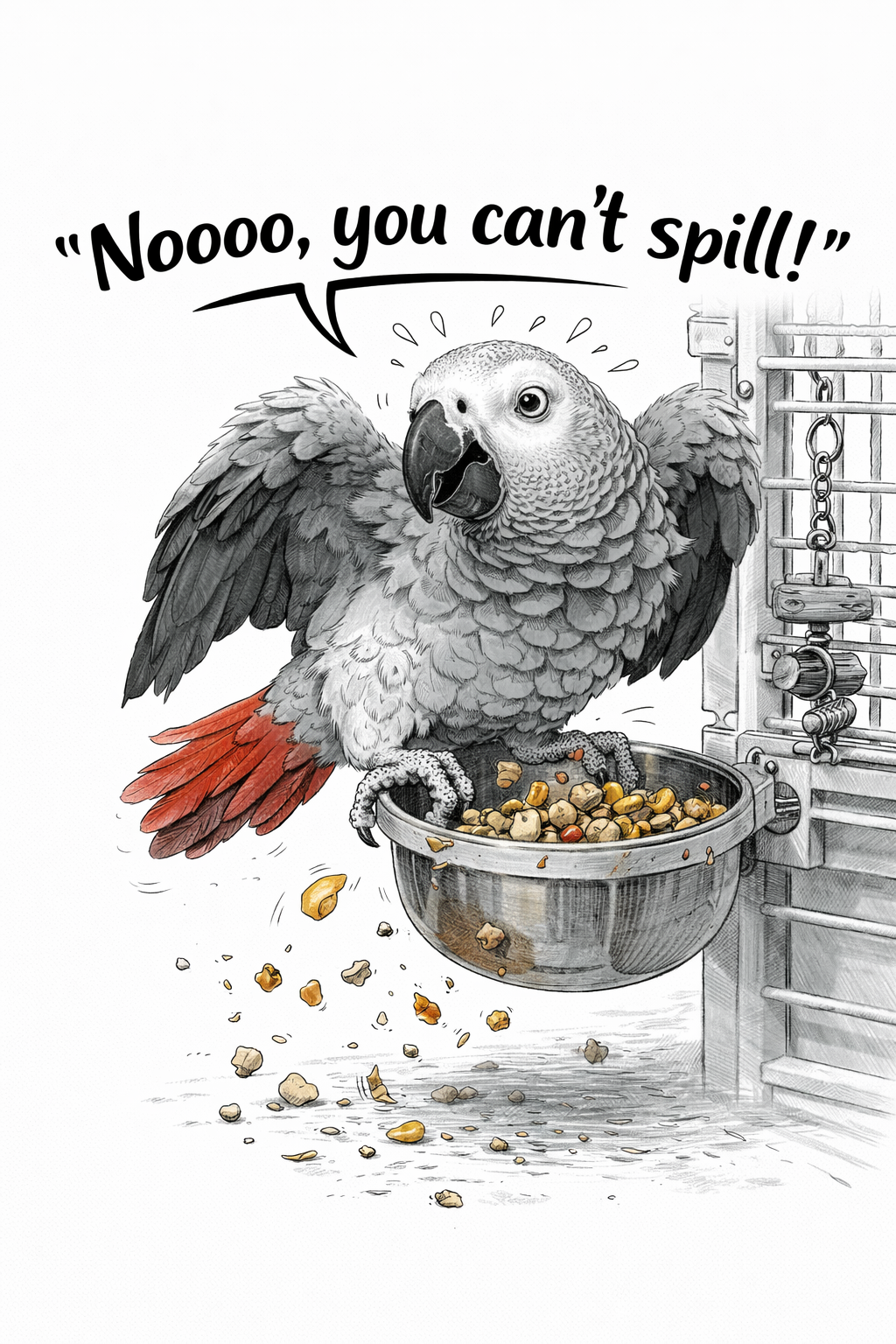 Noooo, you can´t spill! (nog niet op voorraad)