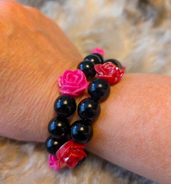 Midnight Roses - Draag kracht in bloei (armband)