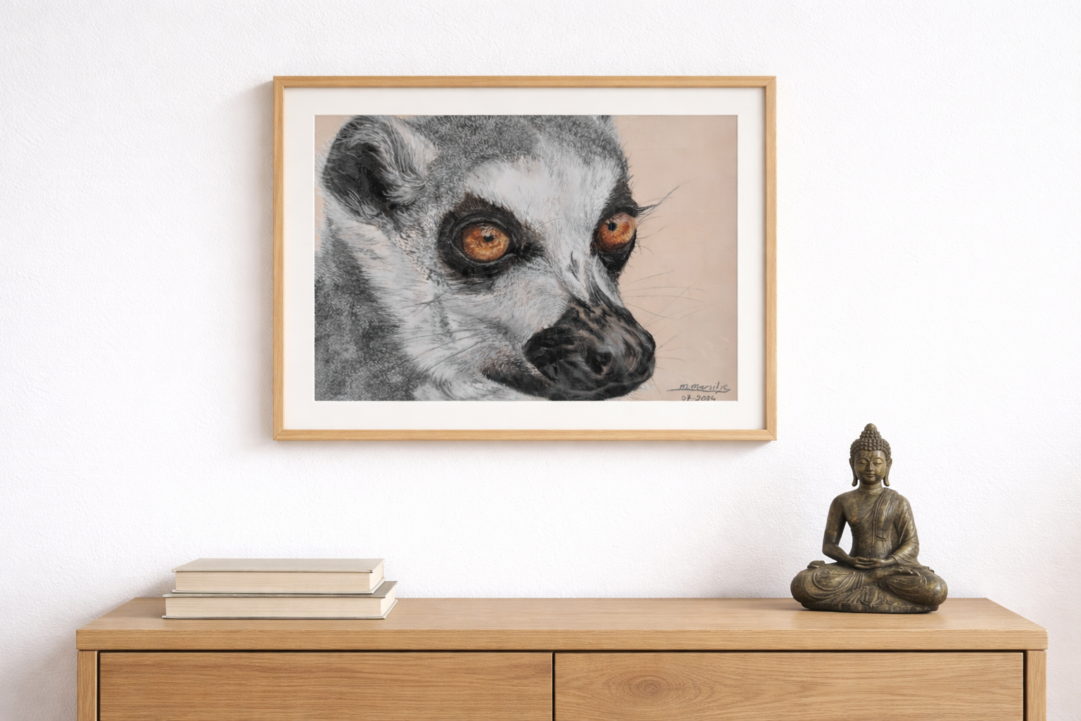 De blik van de Maki - Soft pastel