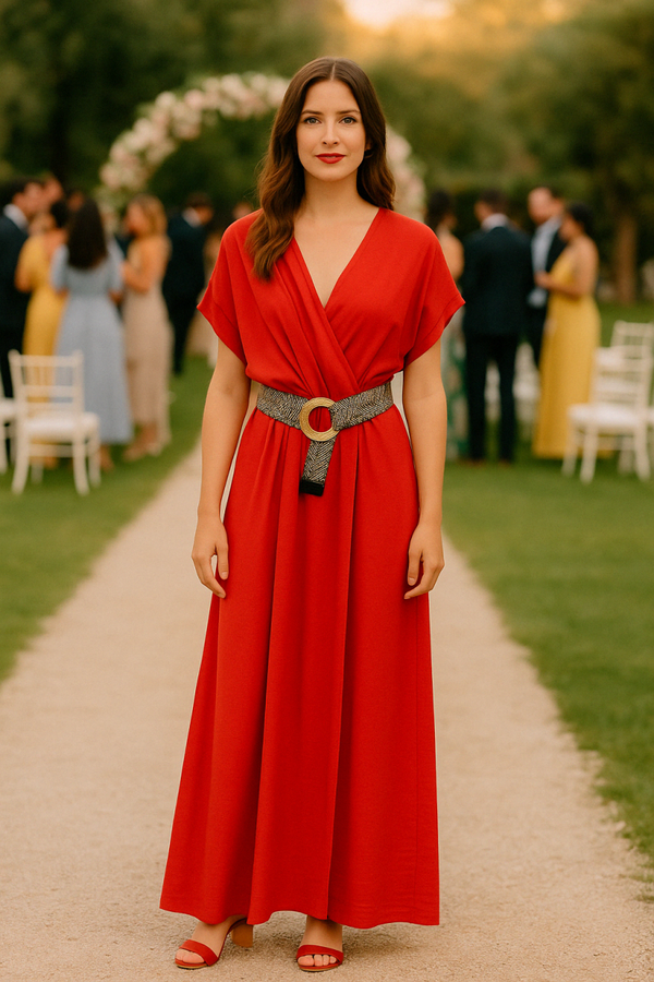 Robe Longue Rosa