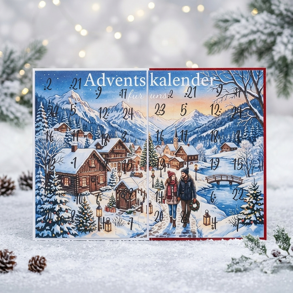 Adventskalender Paar "Du & Ich"
