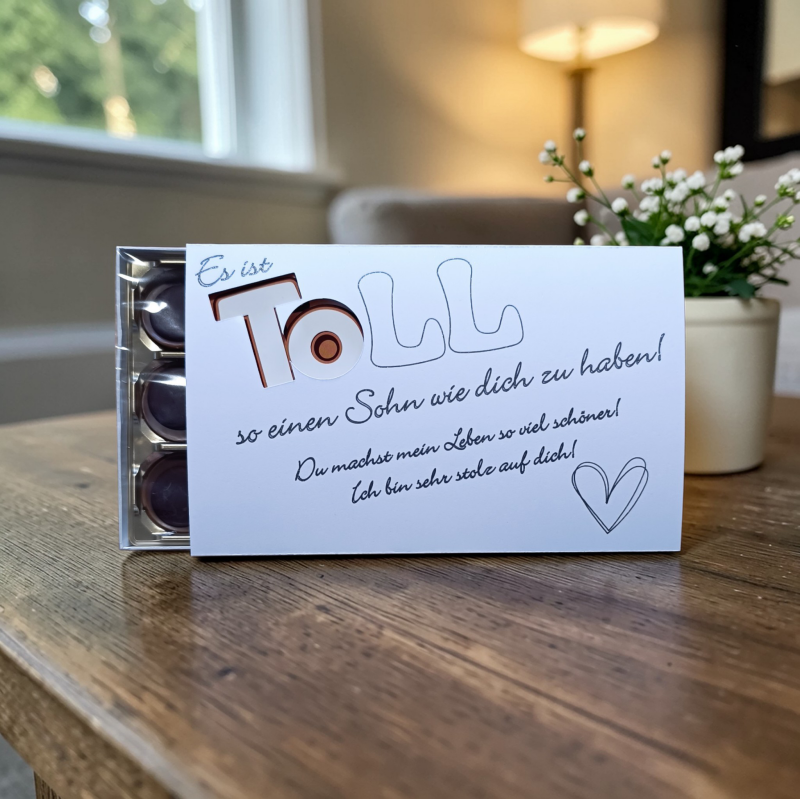 Toffifee Banderolen Geburtstag Geschenkidee Geschenkverpackung Geldgeschenk Familie Sohn