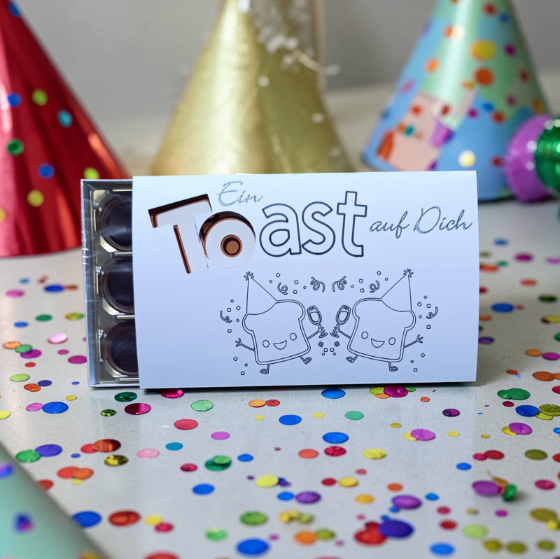 Toffifee Banderolen Geburtstag Geschenkidee Geschenkverpackung Geldgeschenk 
