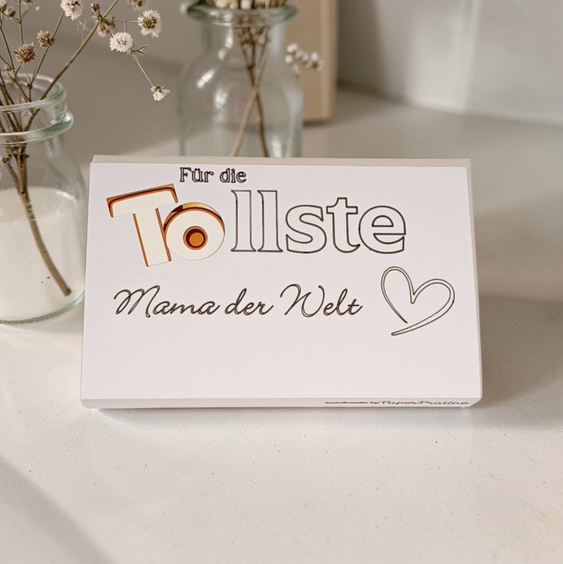 Toffifee Banderolen Geburtstag Geschenkidee Geschenkverpackung Geldgeschenk Muttertag Mutter Familie