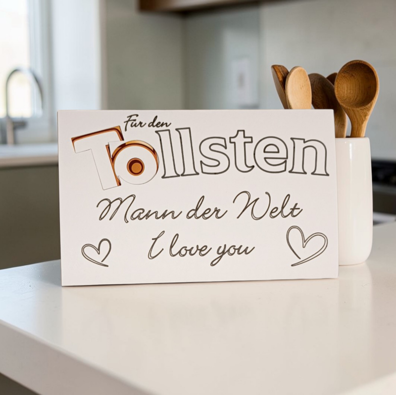 Toffifee Banderolen Geburtstag Geschenkidee Geschenkverpackung Geldgeschenk Mann Familie