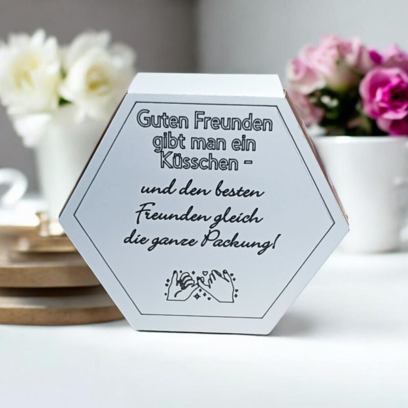 Ferrero Küsschen Banderolen Geburtstag Geschenkidee Geschenkverpackung Geldgeschenk personalisierte Geschenke Freundin Freunde Danke 