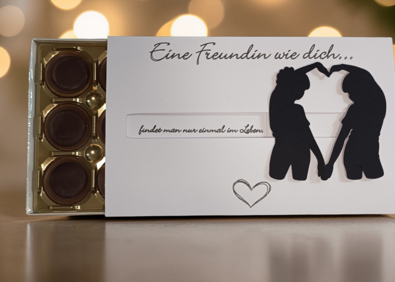 Toffifee Banderolen Zieh-Botschaften Geburtstag Geschenkidee Geschenkverpackung Geldgeschenk personalisierte Geschenke Freundin und Liebe 