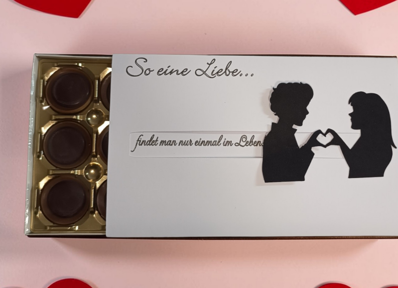 Toffifee Banderolen Zieh-Botschaften Geburtstag Geschenkidee Geschenkverpackung Geldgeschenk personalisierte Geschenke Freundin und Liebe 
