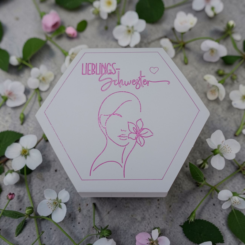Ferrero Küsschen Banderolen Geburtstag Geschenkidee Geschenkverpackung Geldgeschenk personalisierte Geschenke Familie Schwester