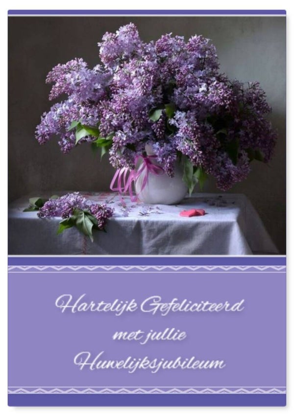 Felicitatie Jubileum 106