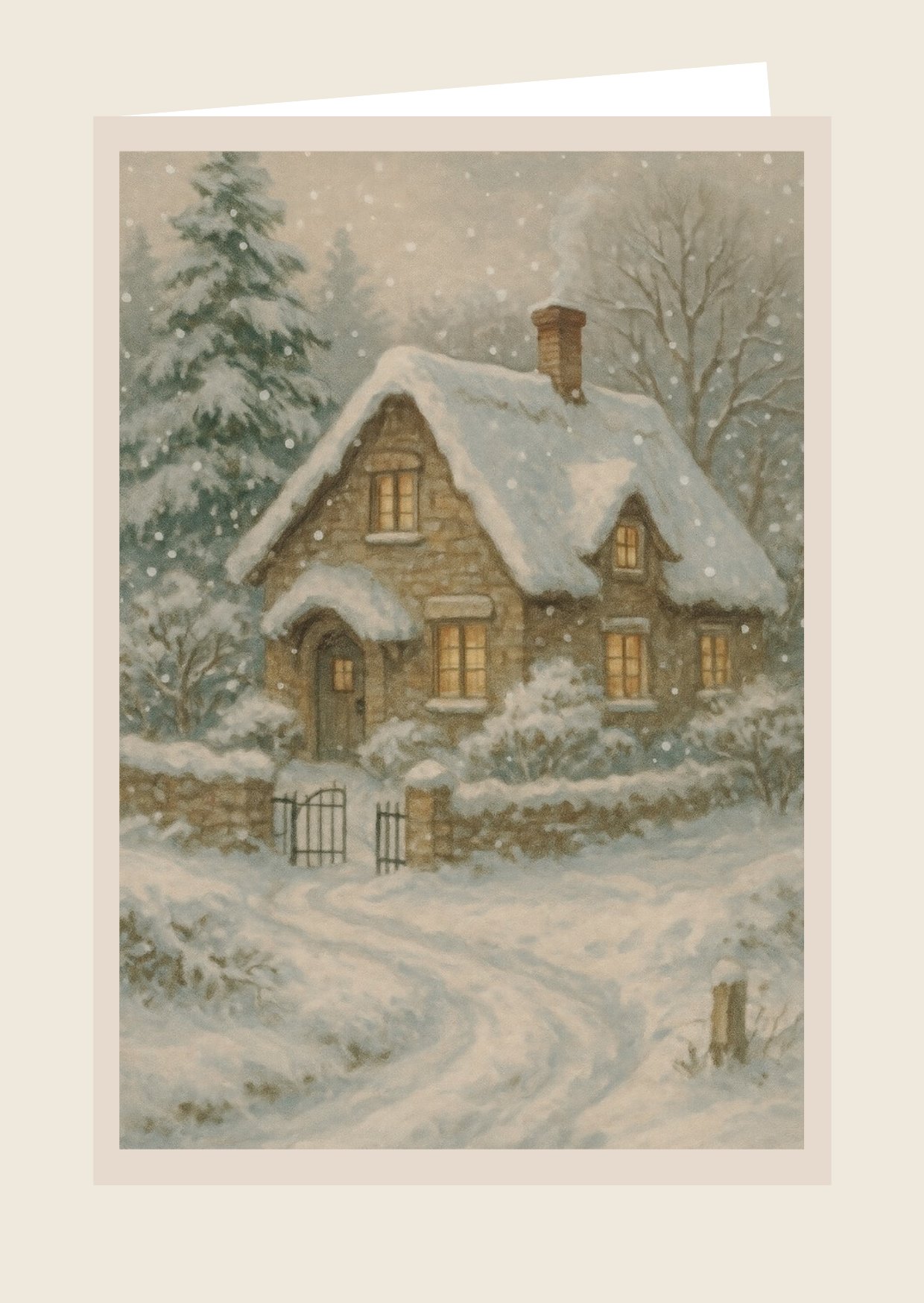 Winterkaart zonder tekst 2