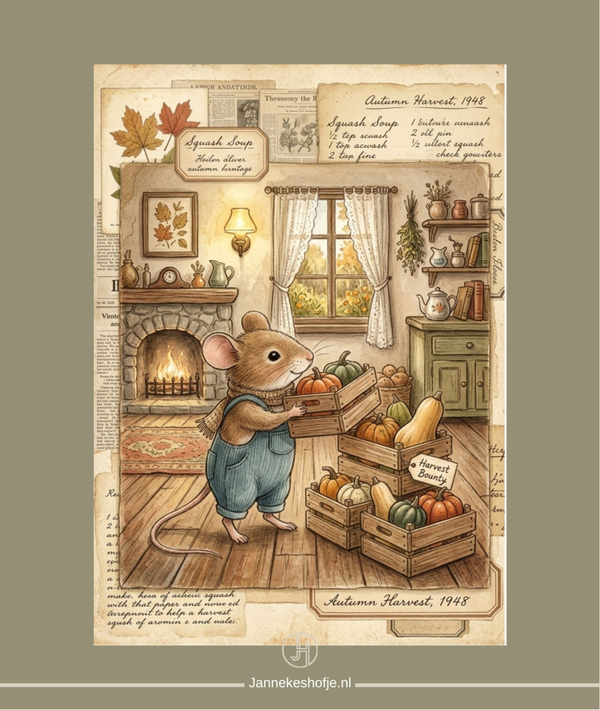 Kaart met muis 6