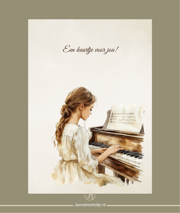 kaartje voor jou! ( met piano)