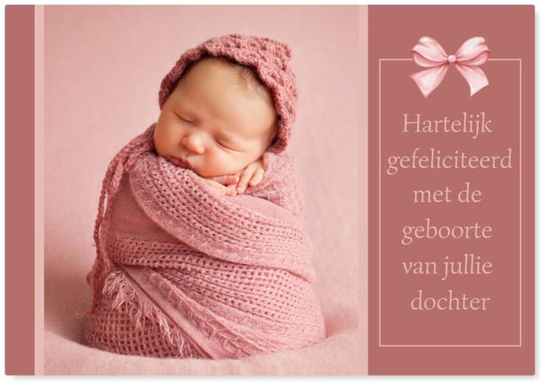 Felicitatie Geboorte 2A